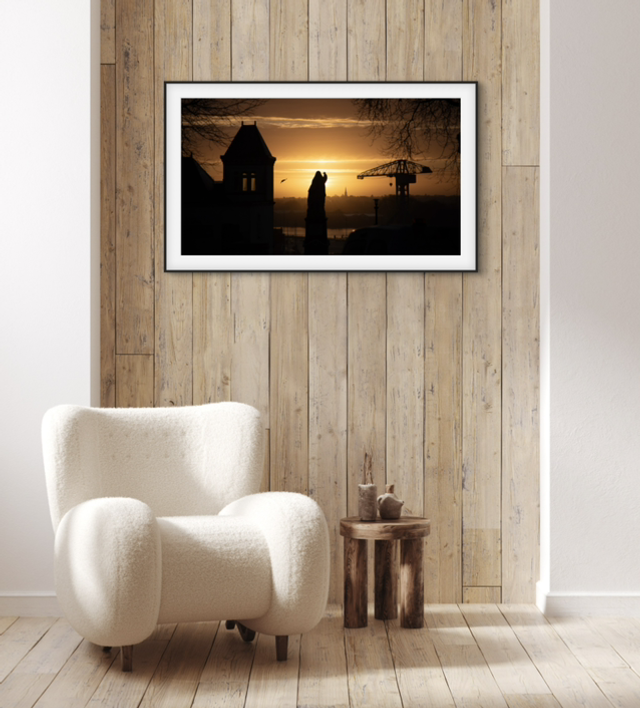 Bute Sainte Anne Nantes 40x71cm Fine art encadré