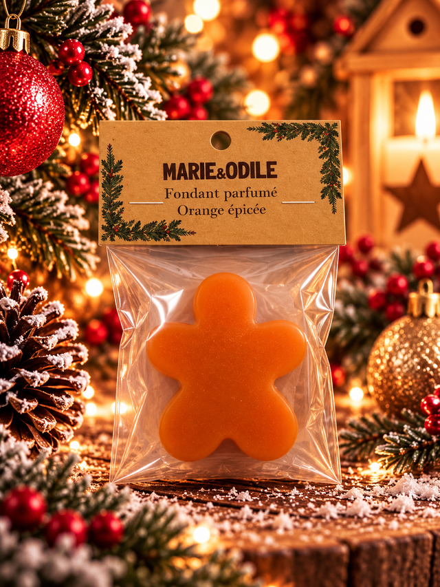 Fondant parfumé Orange épicée - 14 grammes