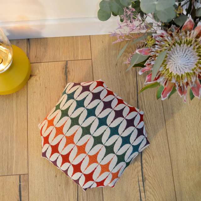 Coussin de méditation OVÉA Jacquard Multicolore