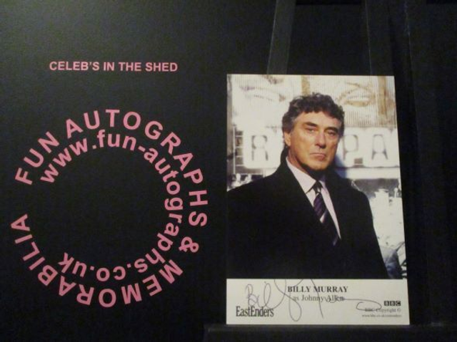 Billy Murray (Johhny Allen) Authentic Autographed EastEnders 6x4 Cast Card
