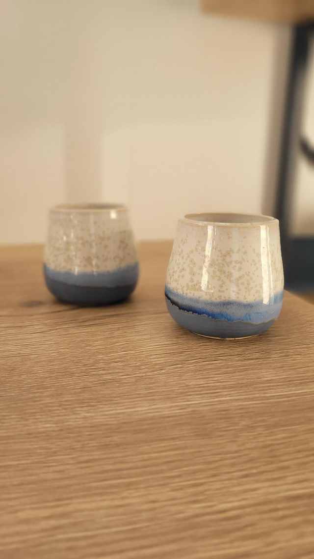 Tasse/Verre bicolore à message 