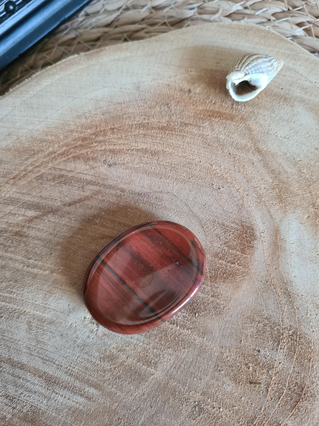 Galet anti-stress Jaspe rouge