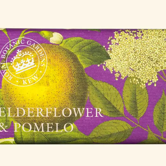 Kew garden soap 240gr ELDERFLOWER &amp; POMELO