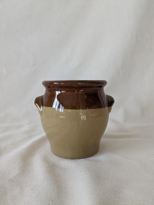 Pot en grès - poubelle de table