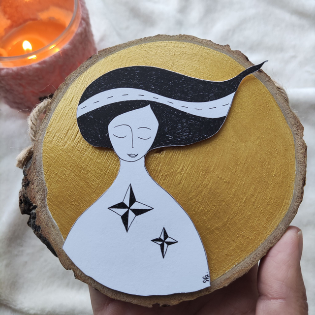 La gardienne du chemin de vie - Oeuvre originale