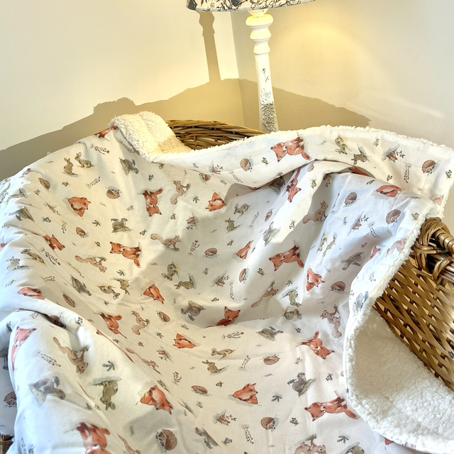 Couverture en coton &amp; Sherpa 