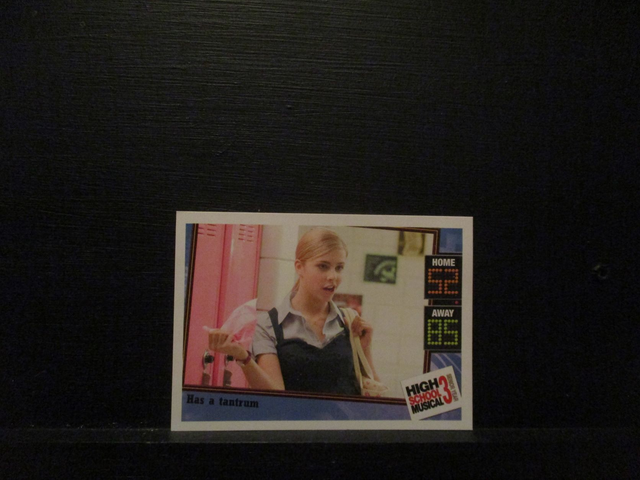 Has A Tantrum - Action Card High School Musical 3 Senior Year Original Trading Card