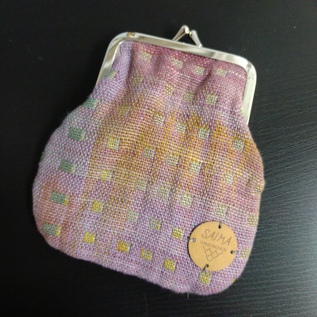 Kukkaro pilkullinen violetti