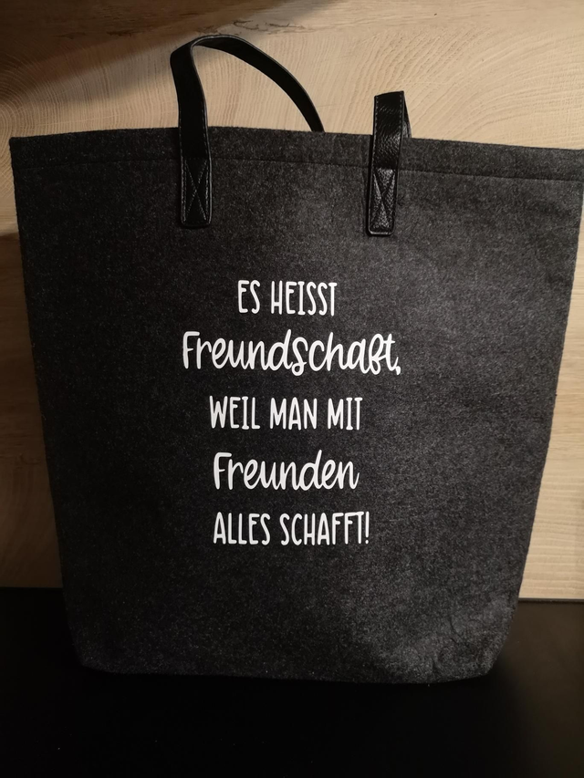 Filztasche Freundschaft 