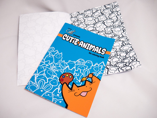 KOLOROWANKA zwierzątka 'Cutie Animals' 12 wzorów