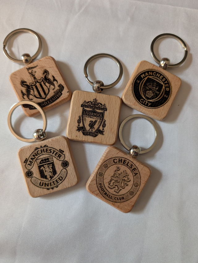 FA club badge key fobs