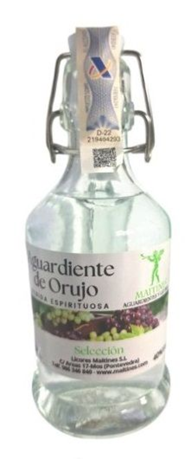 AGÜARDIENTE DE ORUJO 20 CLS. MOD. SIFÓN MAITINES