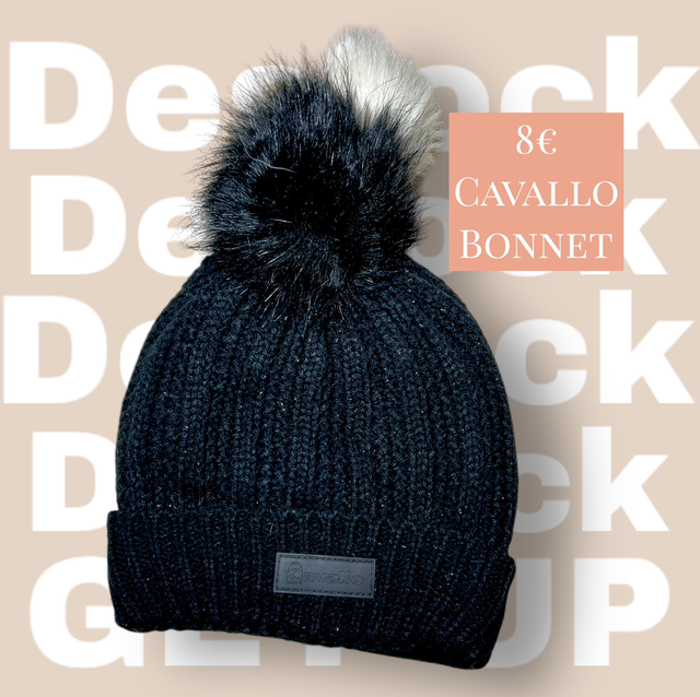 Cavallo bonnet double pompon