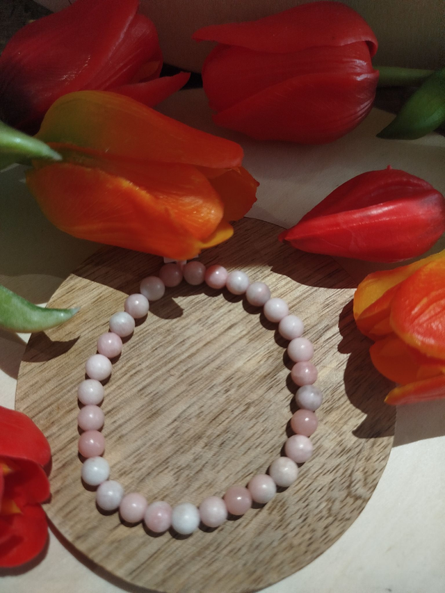 Bracelet Opale rose 