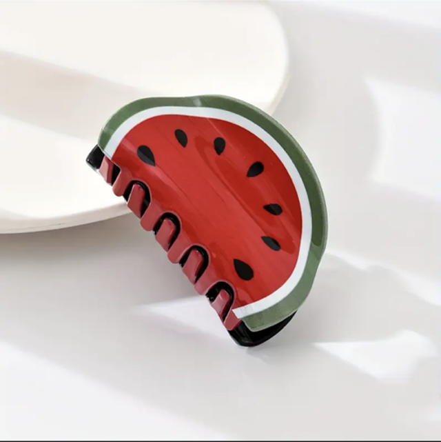 Watermelon hair clip
