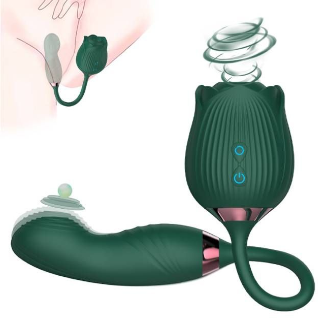 Vibrador Rosinha com Dupla Pulsação 