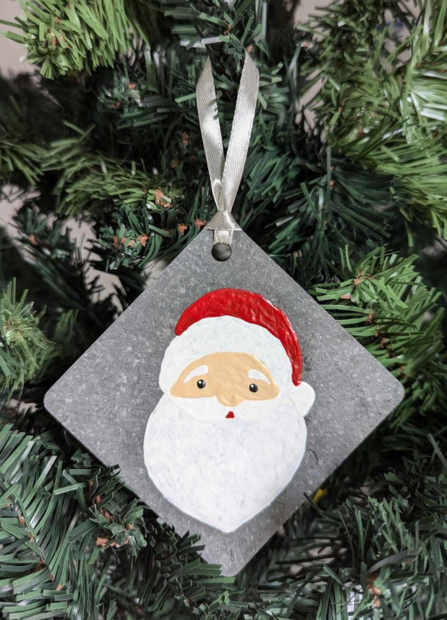 Tête père Noël 2024