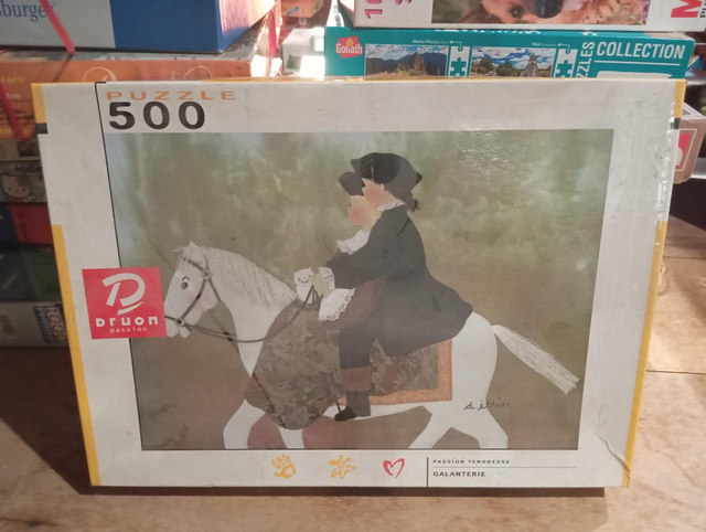 Puzzle Druon 500 pièces enfant à cheval