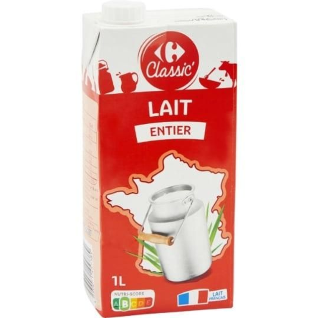 Lait entier brick 