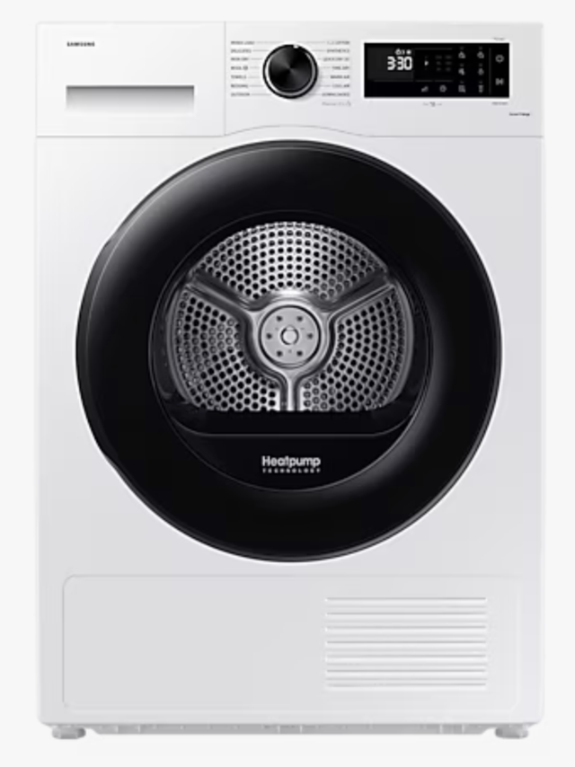 Samsung Series 5 OptimalDry™ DV90CGC0A0AE 9KG Smart Heat Pump Tumble Dryer - White, A++ Rated