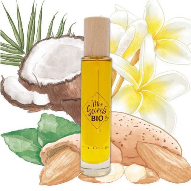 Mon huile amoureuse - huile sèche corps, visage et cheveux - 100 ml