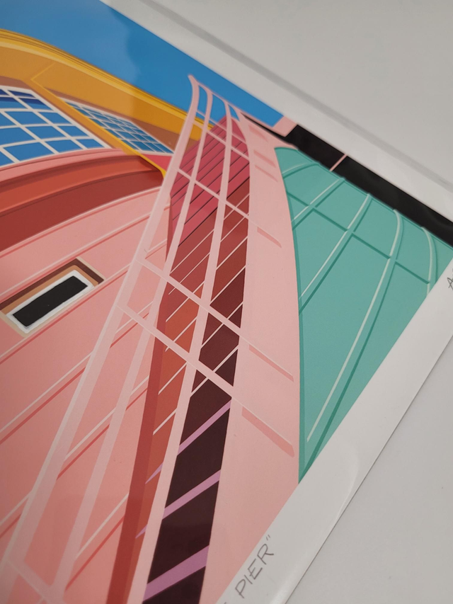 Perch on the Pier Signed Giclée A4 Print - JP-116