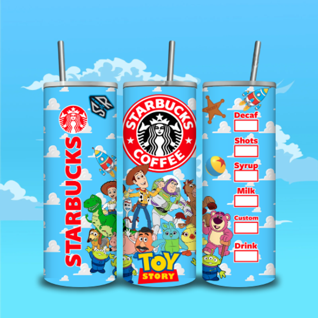 Tumbler Starbuck Toy Story 3
