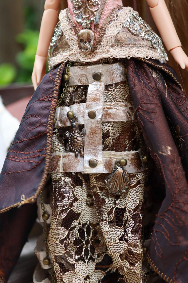 Ocean Queen outfit for Blythe and Pullip dolls