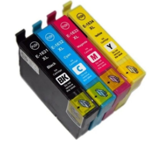 16 XL Epson Compatible lot*4, jet d'encre, T1636 SERIE "STYLO À PLUME" 16XL4CCID