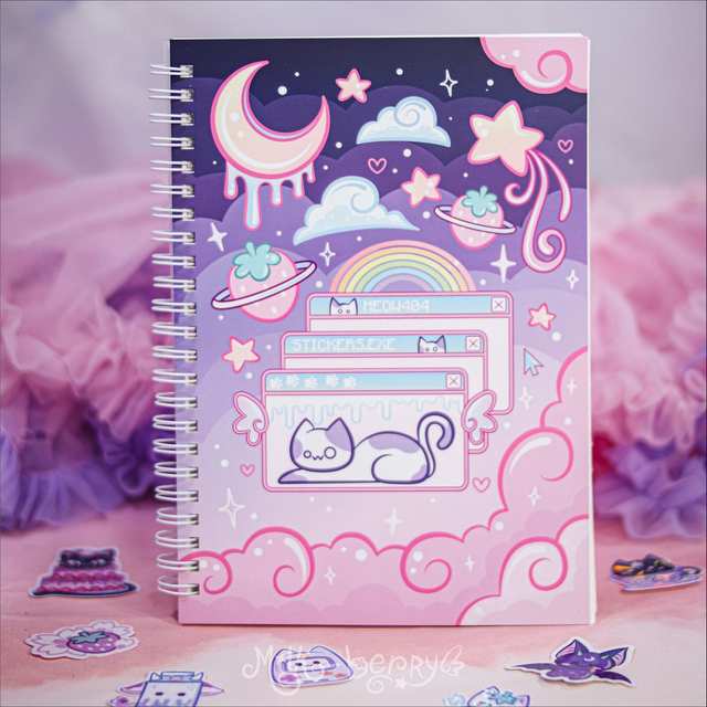 Sticker Book Ciel étoilé Y2K Kawaii