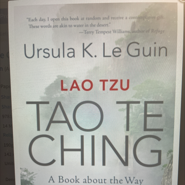 Lao Tzu Tao Te Ching Ursula K. Le Guin