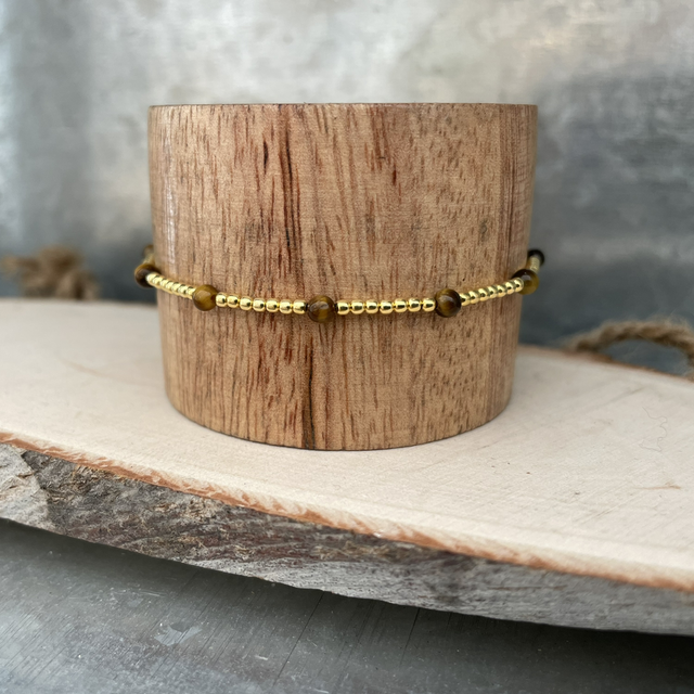 BRACELET Tons doré et marron