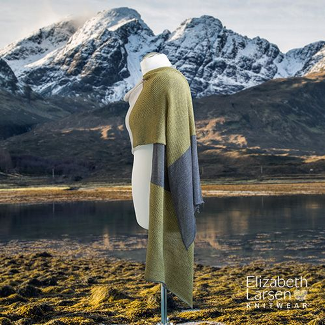 Skye Collection lime and grey wrap / pashmina / stole. Super fine merino shawl. Wedding attire.
