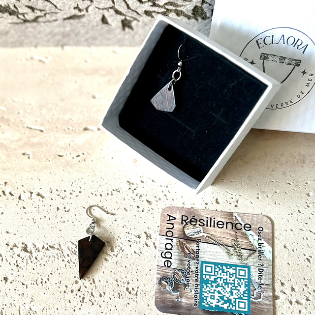 Bijoux Ébène Échauffé & Acier | Élégance Organique