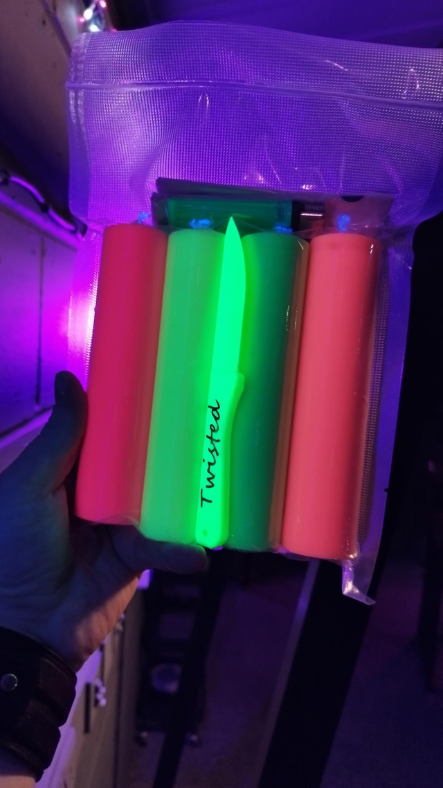 UV Neon candles full set (4 candles)