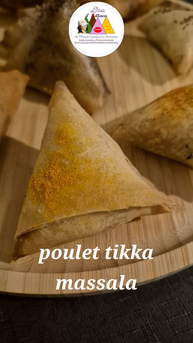 Samoussa poulet tikka massala (hallal) x5