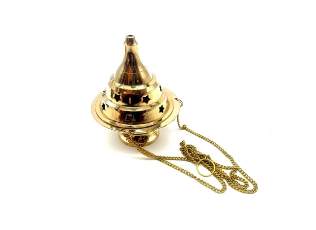 Brûleur Résine Bronze Chaînette 10cm