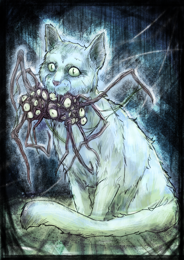 Junji Ito Cat Diary Print