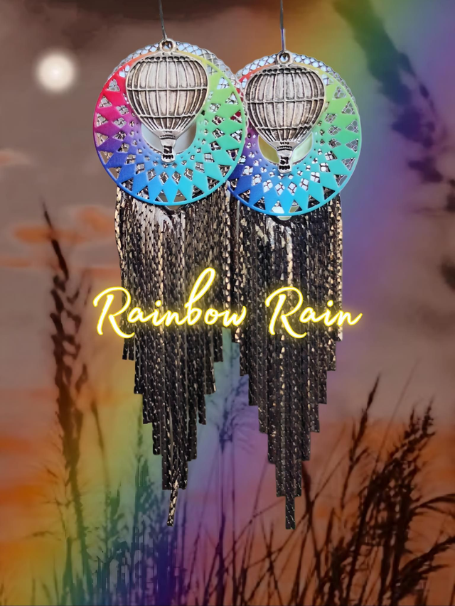 Boucles d'oreilles 'Rainbow Rain'