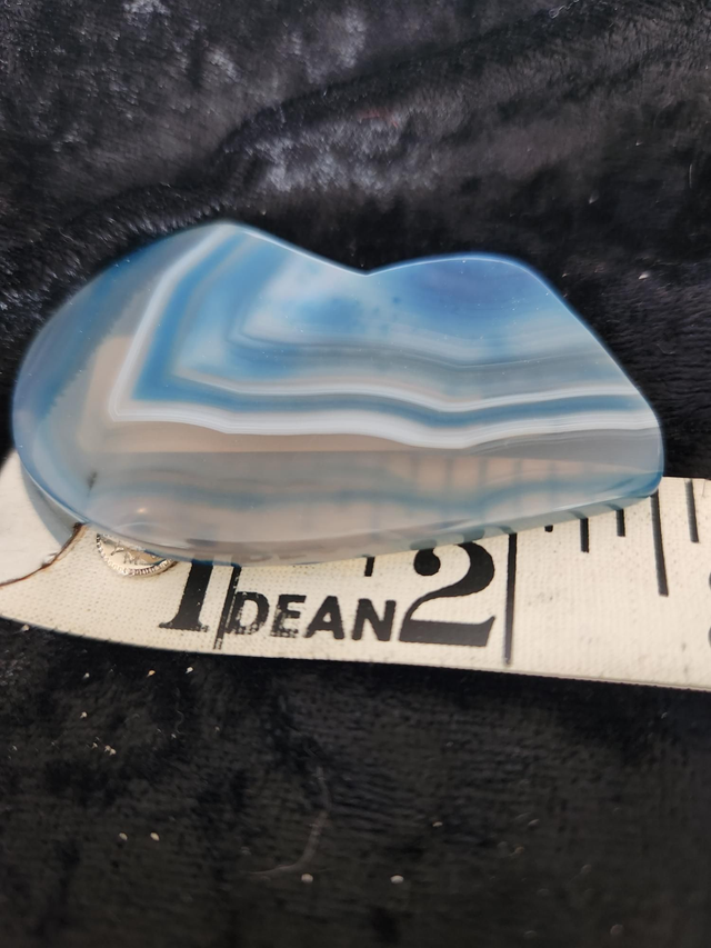AGATE SLICE BLUE