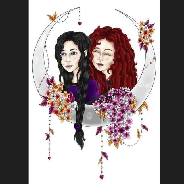 Print ou Carte Lune 4 - Álfur Sögur 