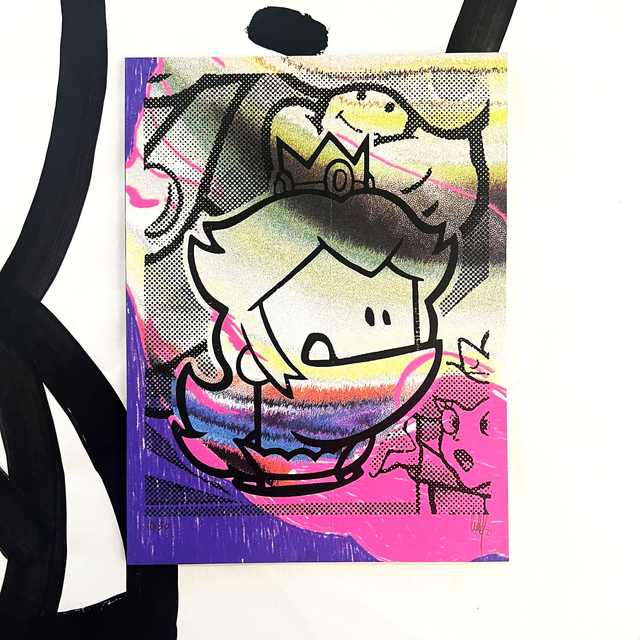 Xylo PEACH VIP fluo 18x24 cm sans cadre