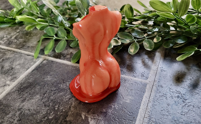Female Body Ornament - Bloody - Orange Shimmer