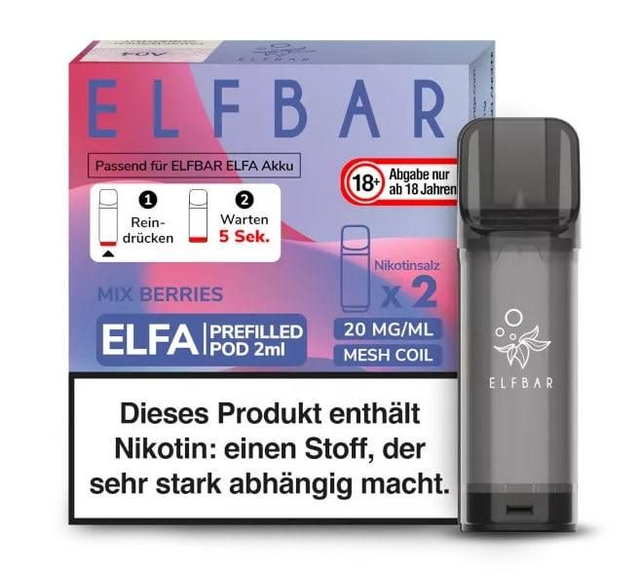 ELFBAR ELFA Prefilled Pods – Mix Berries | 20 mg
