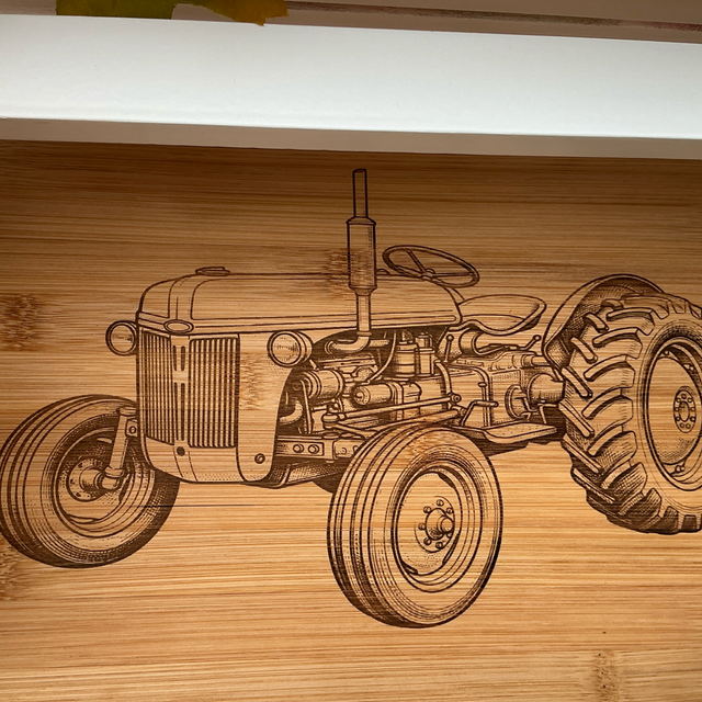 Tractor Cutting Board