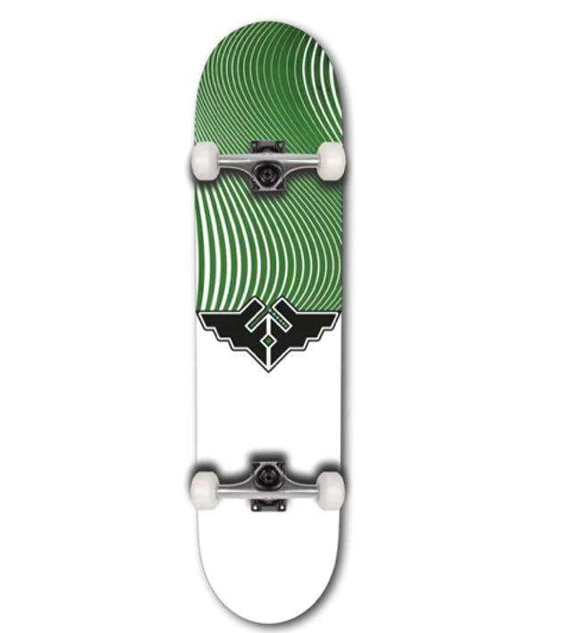Fracture Wings V4 Green Complete Skateboard - 7.75”