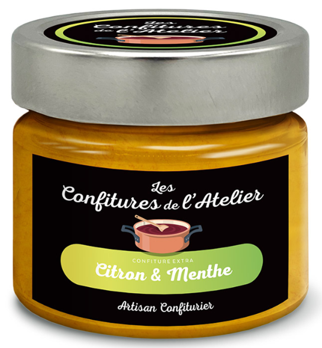 Confiture - Citron et menthe - 220 gr