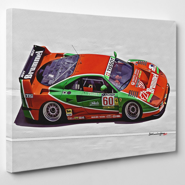 C24258 Ferrari F40 GTE LM Ferrari Club Italia #60 Montlerey 1995