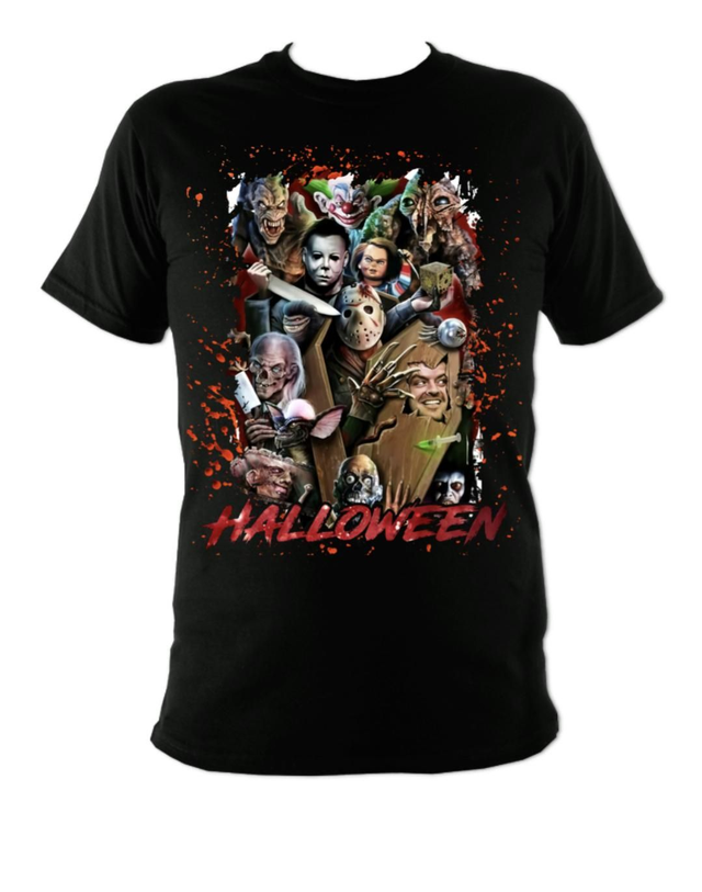 Halloween Horror Character T-shirt 