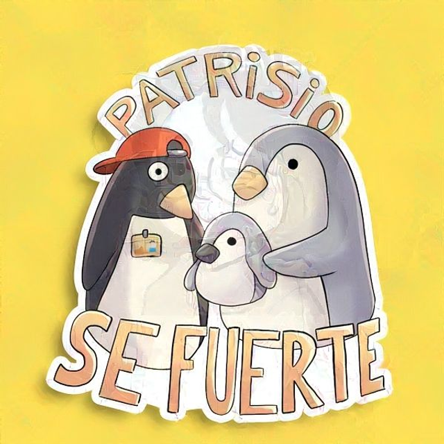Patrisio penguin sticker
